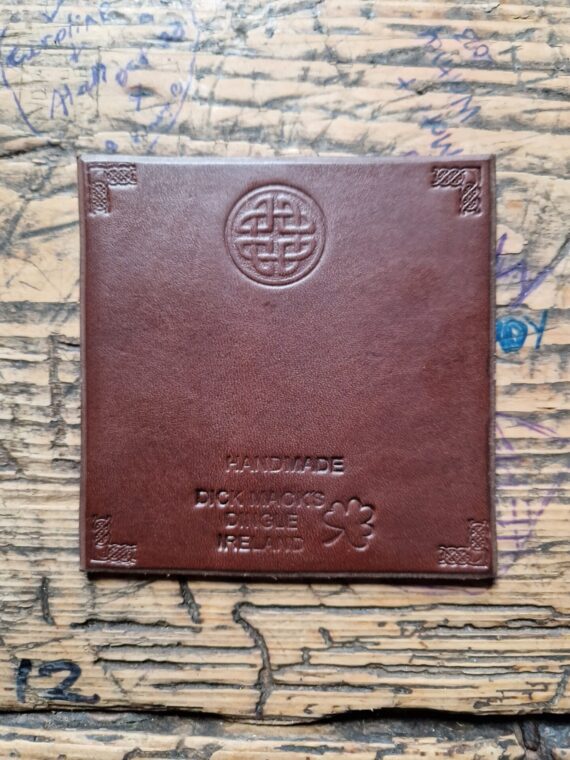 Handcrafted Leather Coaster 4