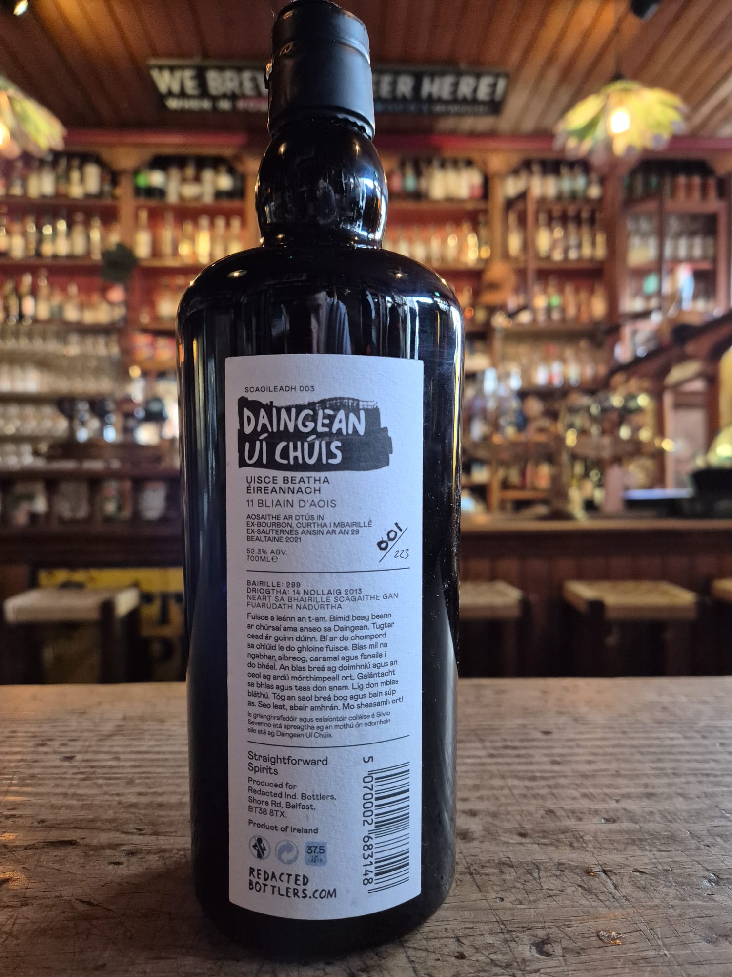 Redacted - Dick Mack's Pub - 11 Year Old - Single Malt - Sauternes Cask Finish - 50ml Sample* 2 Redacted - Dick Mack's Pub - 11 Year Old - Single Malt - Sauternes Cask Finish - 50ml Sample*